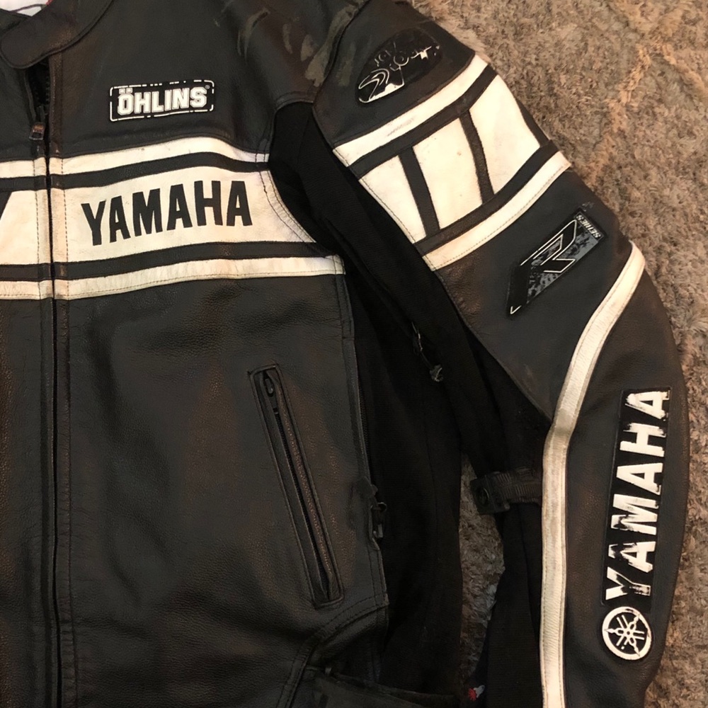 42 Joe Rocket Motorcycle Leather Jacket Black - Picture 3 of 16